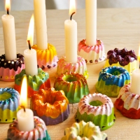 DIY Mini-Gugl Kerzenständer